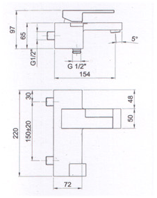 Fantini Plano Suihkuhanat