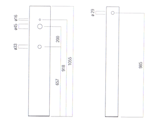 Agape Woodline Kylpyamme