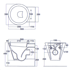 Althea Ceramica Hera WC-istuimet