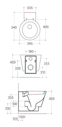 WC-istuimet, WC-Altaat