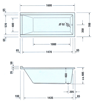 Duravit Starck Kylpyamme