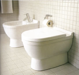 WC-Istuin, Pesuallas