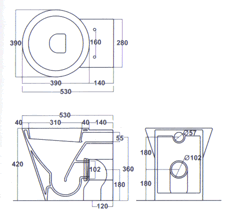 Althea Ceramica Hera WC-istuimet
