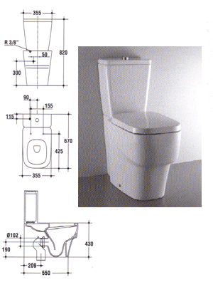 WC-Istuin,
Pesualtaat