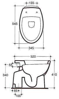Simas LFT WC-istuimet