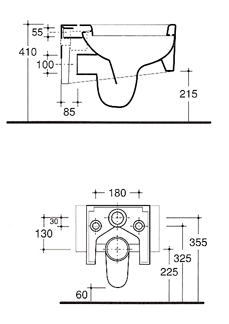 Simas Flow WC-istuimet