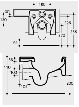 Simas Flow WC-istuimet